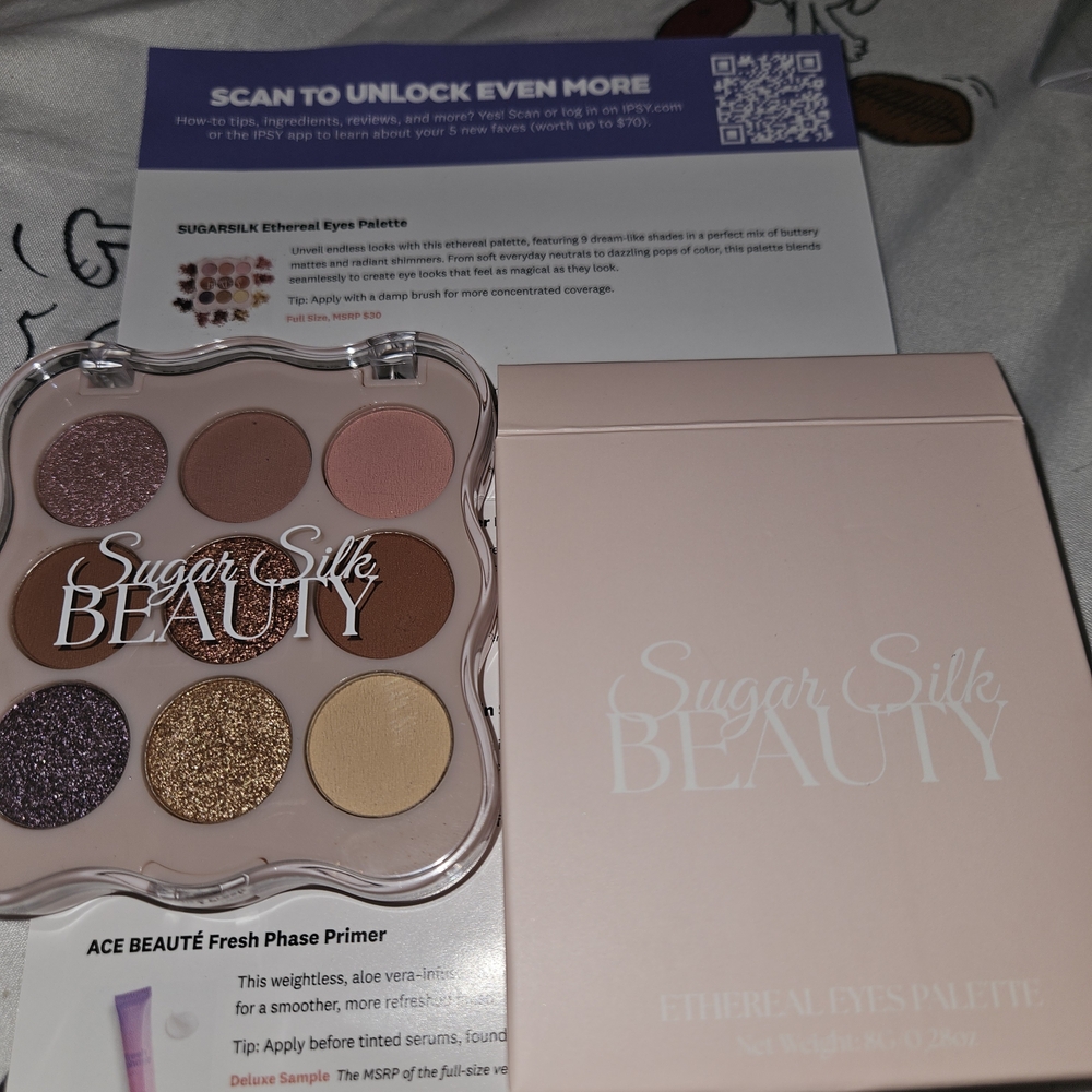 Eyeshadow Palette - Ethereal Purple, Gold, Brown Shades